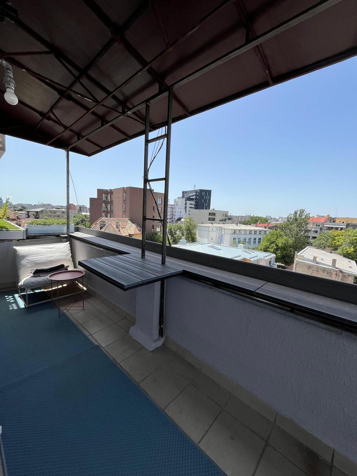 Terrace View Downtown Studio Bukarest Eksteriør billede